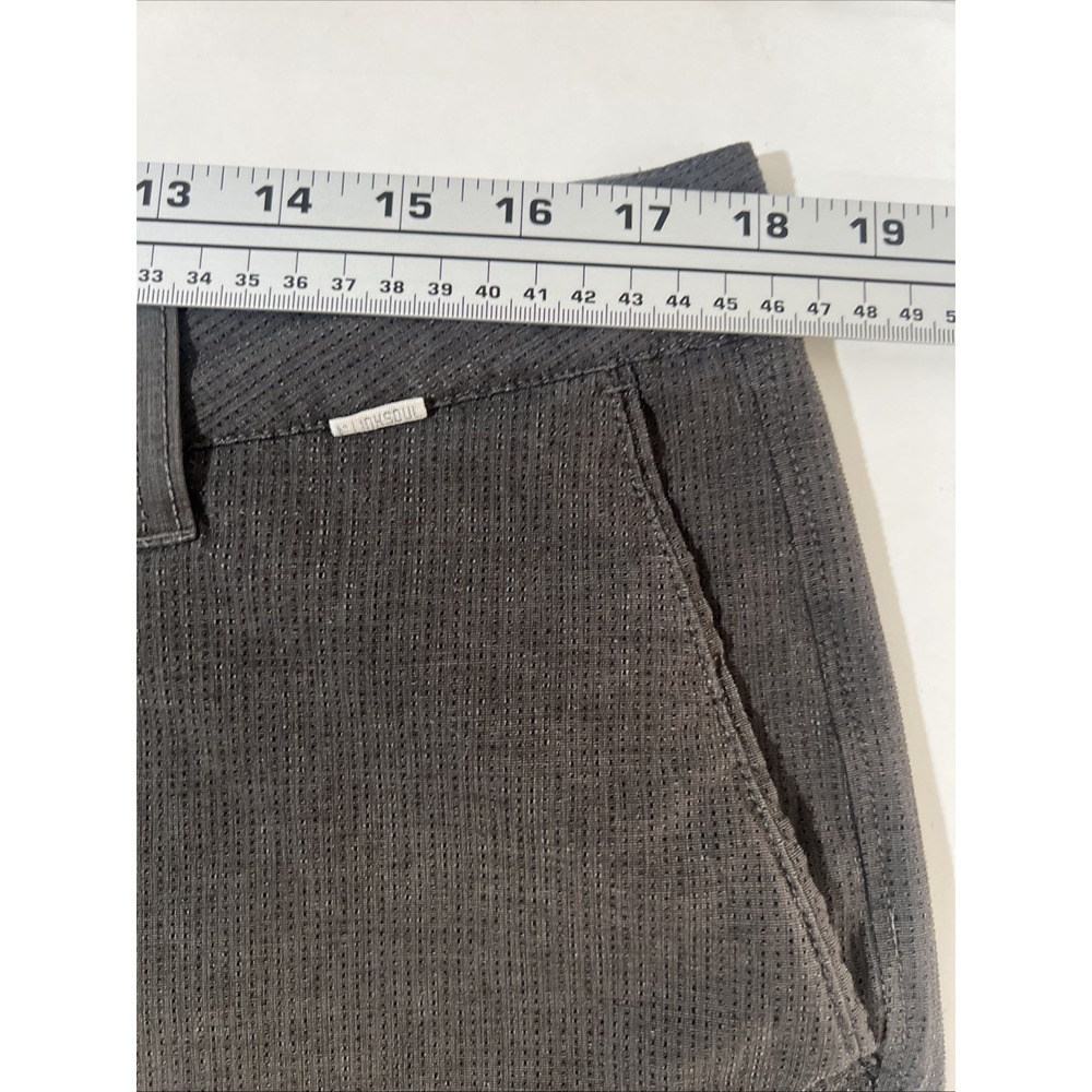 Linksoul Solid Boardwalker Shorts Mens Size 36 Gray/Brown Stretch Golf - Picture 6 of 8